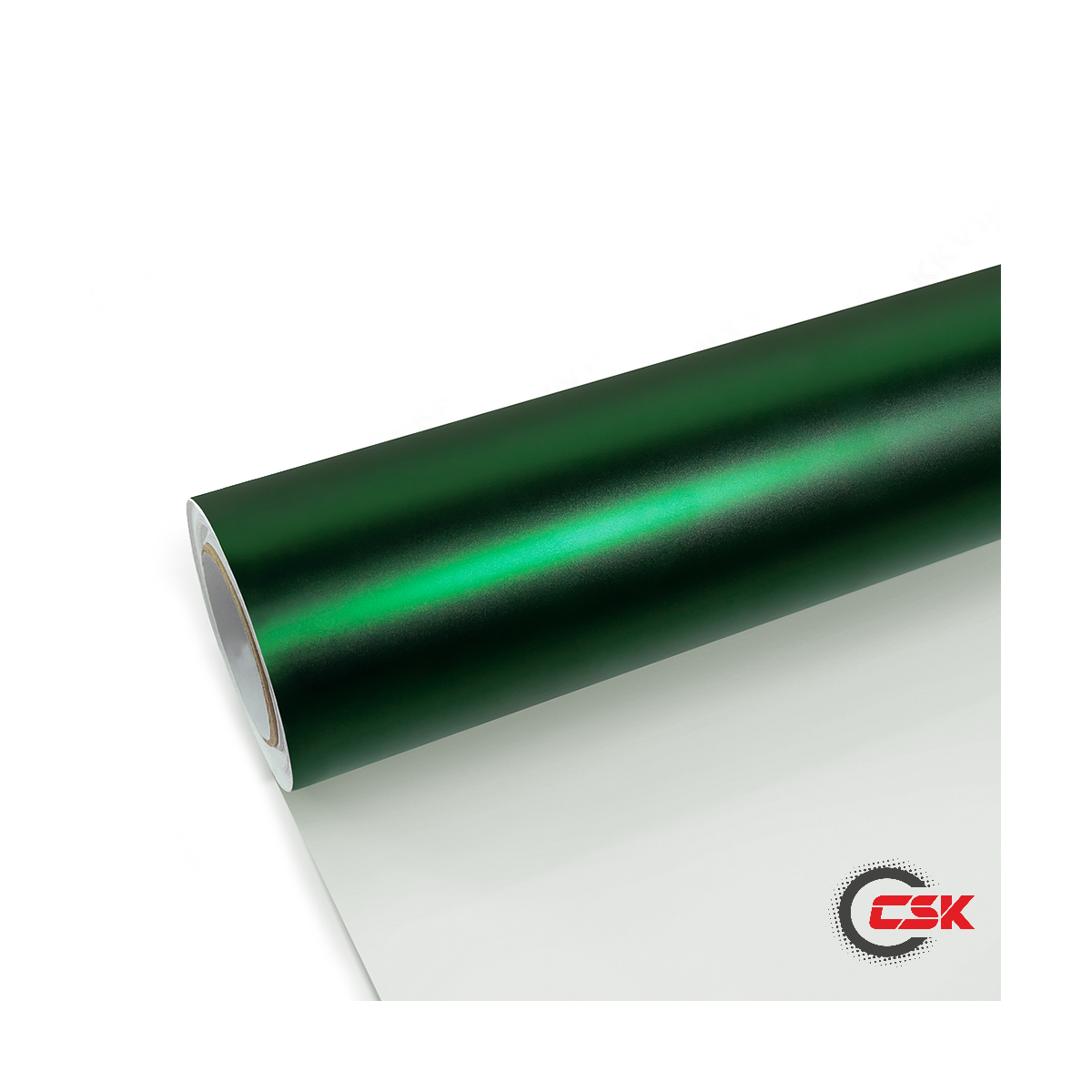 2023/24 Ultra Matt Metal Flame Green CSK Premium Cast Vinyl Wraps